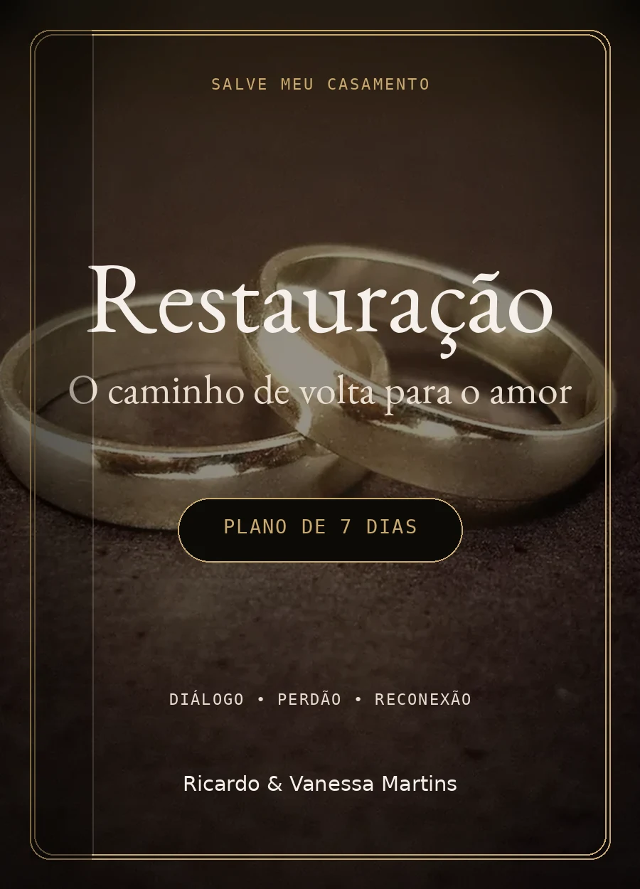Capa do eBook Restauração — Salve Meu Casamento